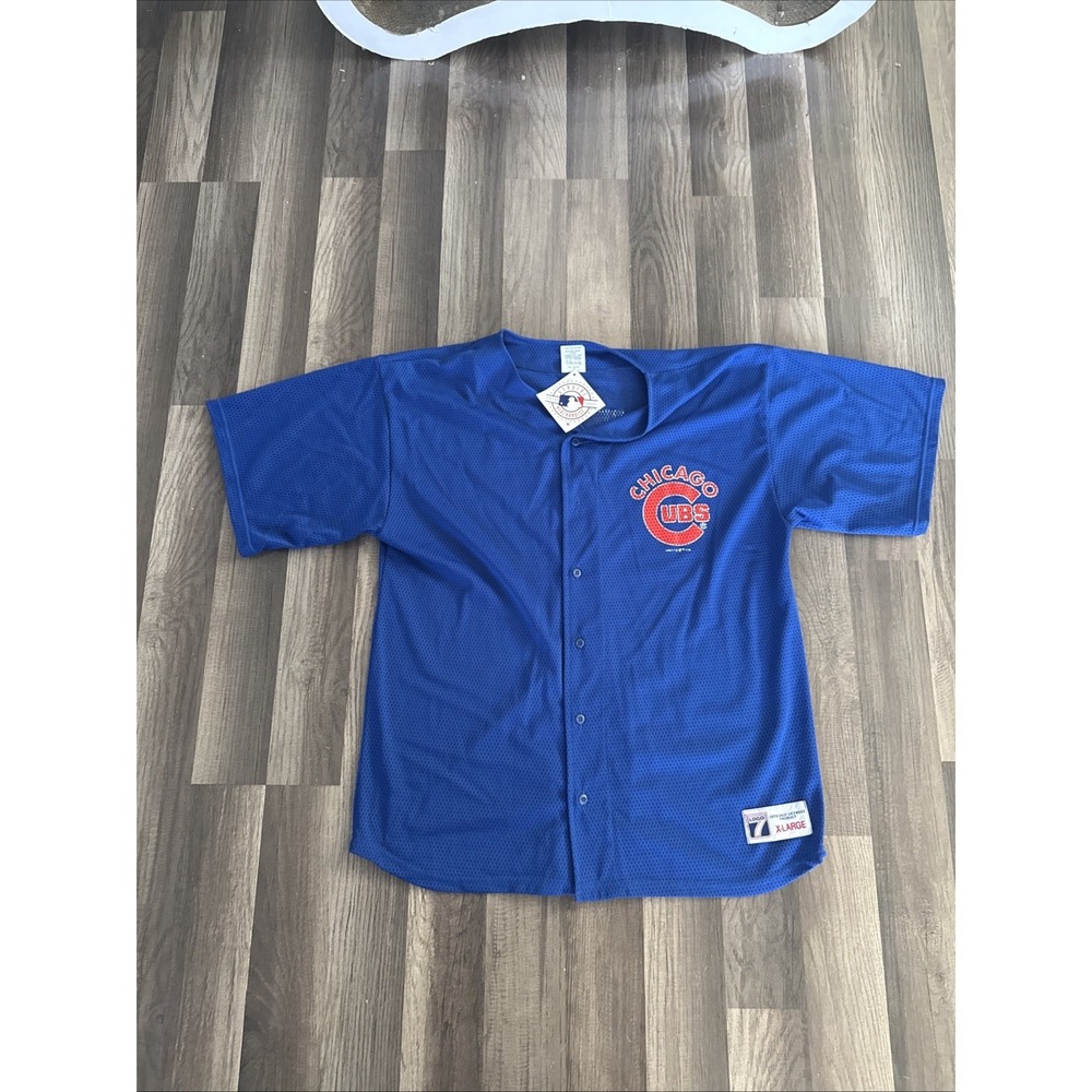 Logo 7 Genuine MLB Merchandise Chicago Cubs Button Up Jersey Sosa 21 NWT Vintage